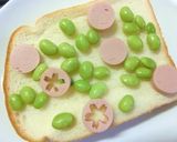 枝豆×魚ニソのスパイシートースト作り方3写真