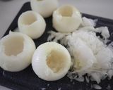 新玉葱の肉詰め♡トマト煮込み作り方2写真