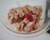 新玉葱の肉詰め♡トマト煮込み作り方3写真