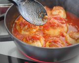 新玉葱の肉詰め♡トマト煮込み作り方8写真
