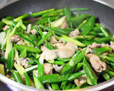 簡単！わけぎと豚肉の甘辛卵とじ作り方4写真