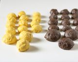かぼちゃとココアの２色ワッフル作り方12写真
