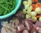 砂糖使わずの鶏モモと新じゃがいものうま煮作り方1写真
