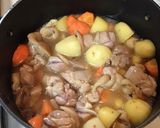砂糖使わずの鶏モモと新じゃがいものうま煮作り方5写真