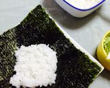 とり天で、おにぎらず作り方1写真