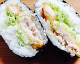 とり天で、おにぎらず作り方6写真