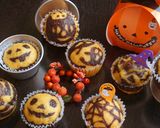 ハロウインデコ蒸しケーキ作り方14写真