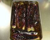 超簡単で絶品☆焼きなすの酢醤油和え作り方5写真