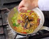 春キャベツ＆ホタルイカのスパゲッティ作り方6写真