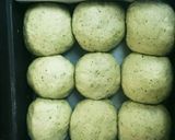 よもぎちぎりパン つぶあん&カスタード作り方16写真