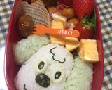 キャラ弁♡わんわん作り方1写真