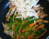簡単!豚肉と長芋のオイスターソース炒め作り方3写真