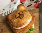 キャラパン くまちゃんハンバーガー作り方5写真