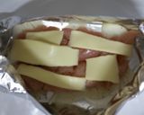 鶏ささみのチーズホイル焼き作り方5写真