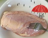 鶏胸肉で簡単うまうま♡鶏チャーシュー作り方3写真