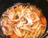 肉野菜たっぷりあったかうどん作り方2写真