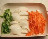 まるごと新玉ねぎとふんわり卵のサラダ作り方1写真