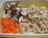 蓮根の酢生姜だれ和え~お弁当に作り方1写真