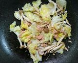 エスニック風！？きのこのバター醤油パスタ作り方4写真