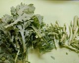 簡単！春菊のすき煮丼作り方1写真