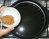 簡単味噌煮込みうどん♪鶏むね肉油揚げ卵作り方2写真