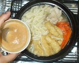 簡単味噌煮込みうどん♪鶏むね肉油揚げ卵作り方6写真