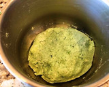 もち粉で作る【よもぎ梅ヶ枝餅風　焼き餅】作り方3写真