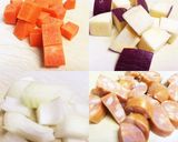 朝食にピッタリ!さつまいもの豆乳スープ作り方1写真