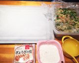 4月の餃子（キャベツとわけぎ）作り方10写真