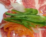 豚肉の3色野菜巻き♪作り方4写真