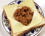 簡単 ゆず風味の納豆トースト✩°。⋆作り方4写真