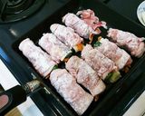 【お弁当】とろ～りチーズとオクラの肉巻き作り方3写真