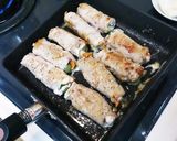【お弁当】とろ～りチーズとオクラの肉巻き作り方4写真
