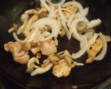 鶏むね肉ときのこのあっさり味ぽんパスタ作り方5写真