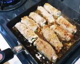 【お弁当】とろ～りチーズとオクラの肉巻き作り方5写真