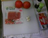 とまととチーズの冷製パスタ♪作り方1写真