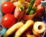 お弁当に！ハム巻アスパラのマヨ焼き作り方6写真