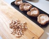 グリルプレートでしいたけの味噌マヨ焼き作り方1写真