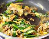 簡単！わけぎと豚肉の甘辛卵とじ作り方6写真