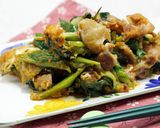 簡単！わけぎと豚肉の甘辛卵とじ作り方7写真