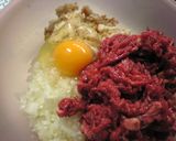 ちょっと贅沢に☆薄切り牛肉でハンバーグ作り方3写真