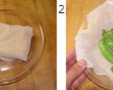 スナップえんどうのタラモソース作り方1写真