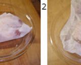 蒸し鶏の豆腐ドレッシング作り方1写真