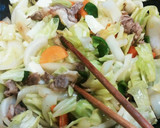 生姜がいいね♪ゆなさや家の焼きうどん作り方3写真