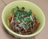 納豆とゼンマイの煮物の❀エコあえ❀作り方2写真