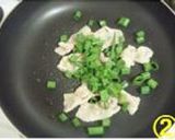 豚バラ肉とネギのあんかけ玉子焼き作り方2写真