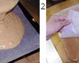 大きな切り株のケーキ作り方4写真