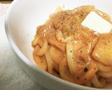 簡単すぎる！キムチクリームうどん☆作り方5写真