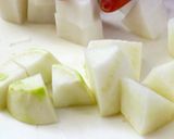 鶏と大根と貝柱のスープ作り方1写真