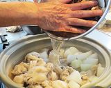 鶏と大根と貝柱のスープ作り方3写真